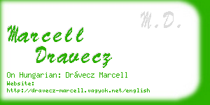 marcell dravecz business card